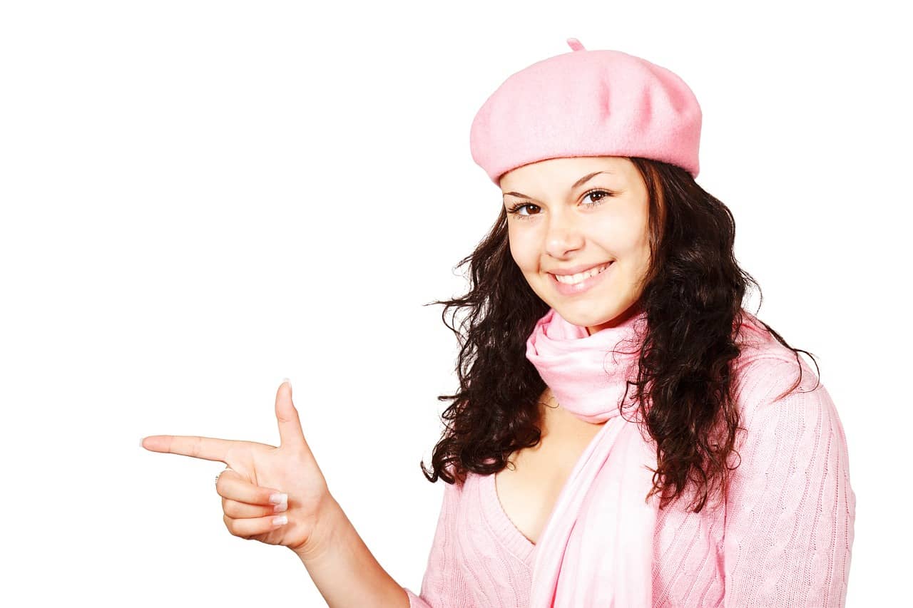 girl smiling
