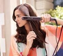 ironing hair